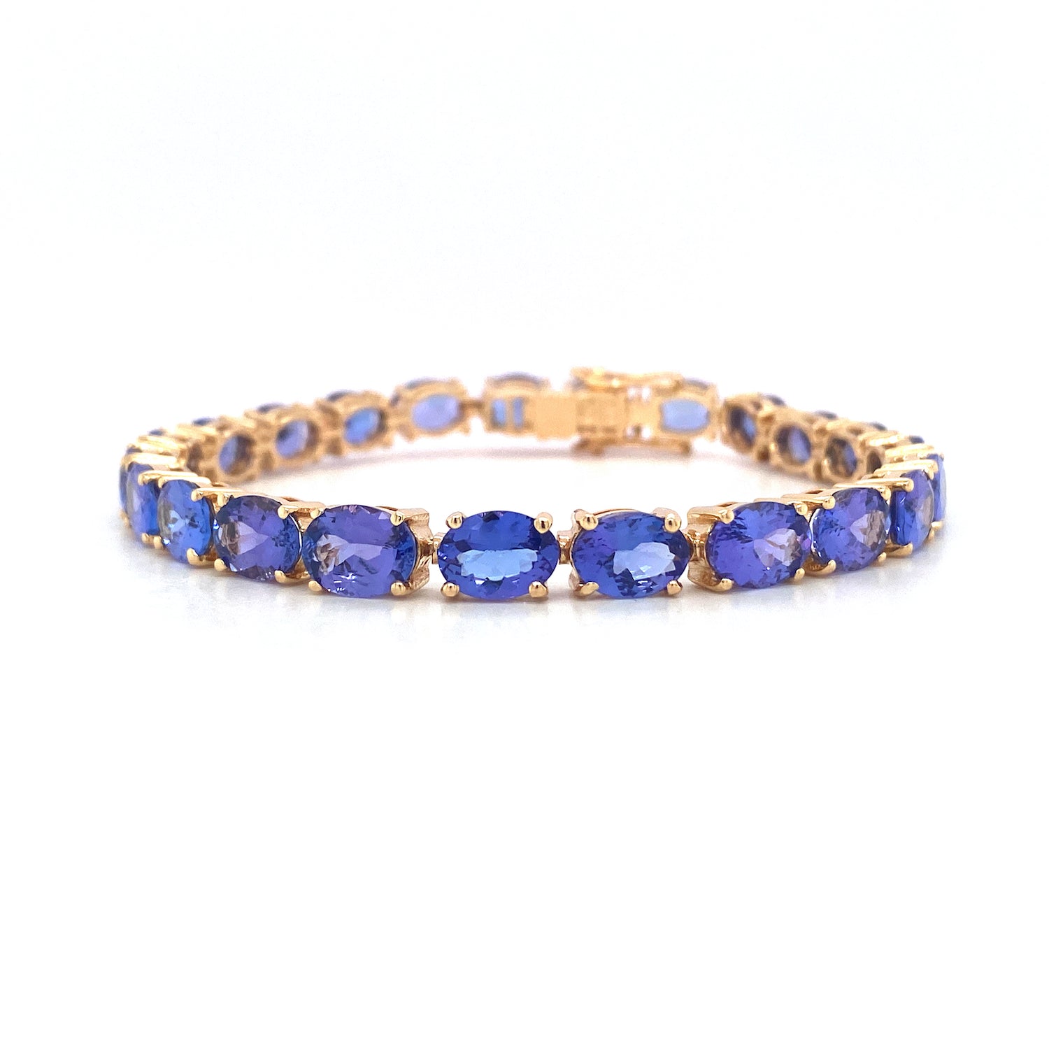 Tanzanite Bracelet in 14K Yellow Gold - KGD 41214